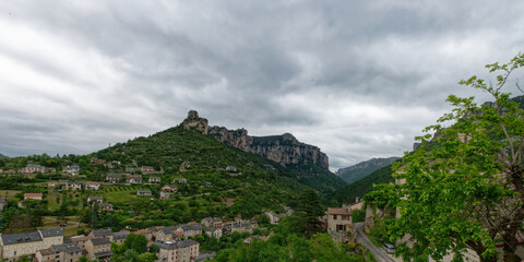 Fototapeta premium Gorge de la Jonte - Causse Méjean - Lozère - Cévennes - paysage 