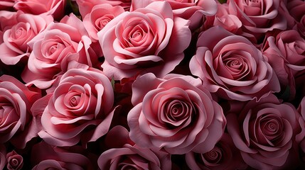Pink Roses Flowers Floral Background, Background Image, Desktop Wallpaper Backgrounds, HD