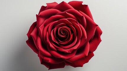 Red Rose On White Background, Background Image, Desktop Wallpaper Backgrounds, HD