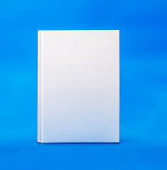 Hard book cover mockup. Textbook hardcover