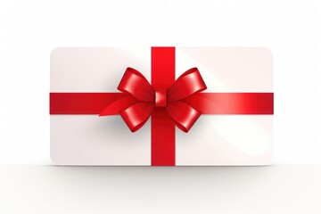 Gift card icon on white background