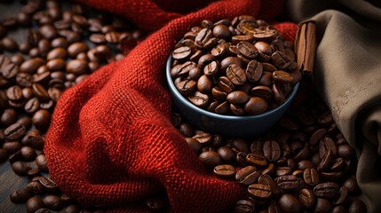 Heart Coffee Beans, Background Image, Desktop Wallpaper Backgrounds, HD