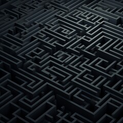 a maze with many square lines