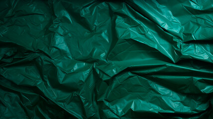 Green Garbage Bag Plastic Texture. Generative AI