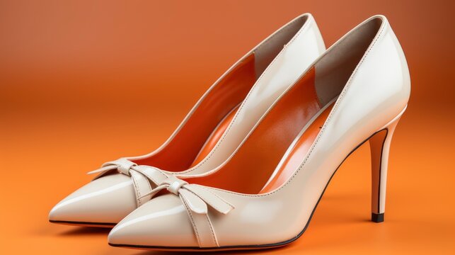 Fashion High Heel Shoes On Background, Background Image, Desktop Wallpaper Backgrounds, HD