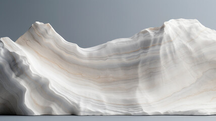 White Dolomite Marble Texture. Generative AI