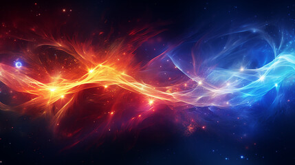 Obraz premium Electric Flux Symphony Energy Background
