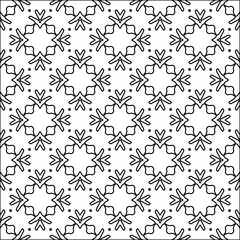  Figures from lines.Abstract background. Black  pattern for web page, textures, card, poster, fabric, textile. Repeat pattern. 