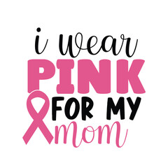 Stylish , fashionable  Breast Cancer typography art and illustrator  Print ready vector design for Tshirt, Mug and printing item.  Breast Cancer typography bundle.