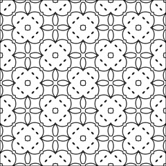  Figures from lines.Abstract background. Black  pattern for web page, textures, card, poster, fabric, textile. Repeat pattern. 