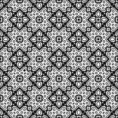  Figures from lines.Abstract background. Black  pattern for web page, textures, card, poster, fabric, textile. Repeat pattern. 