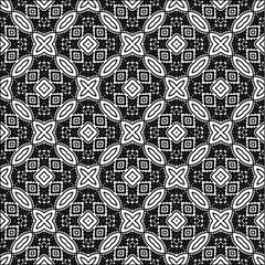  Figures from lines.Abstract background. Black  pattern for web page, textures, card, poster, fabric, textile. Repeat pattern. 