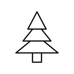 christmas line icon