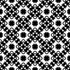 Tafelkleed Black pattern. Seamless texture for fashion, textile design,  on wall paper, wrapping paper, fabrics and home decor. Simple repeat pattern.Abstract design. © t2k4