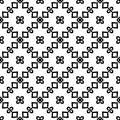 Black pattern. Seamless texture for fashion, textile design,  on wall paper, wrapping paper, fabrics and home decor. Simple repeat pattern.Abstract design.