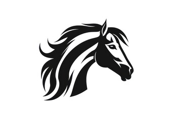 Obraz na płótnie Canvas Horse icon on white background