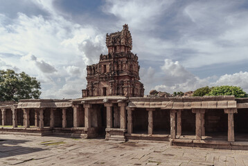 Balakrishna Temple is one of the most revered and famous Indian temples. Hampi. India.