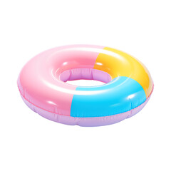 swimming pool ring float isolated on transparent background Remove png, Clipping Path, pen tool