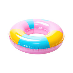 swimming pool ring float isolated on transparent background Remove png, Clipping Path, pen tool