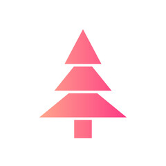christmas gradient icon