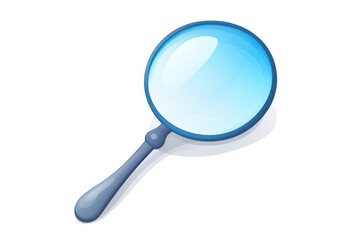 Inspection mirror icon on white background