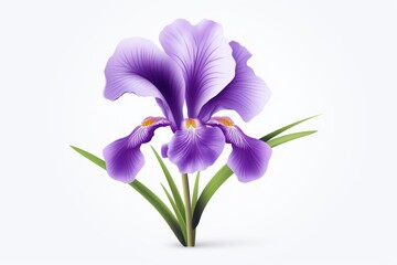 Iris icon on white background