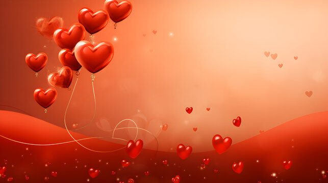 valentines background heart, love, valentine, day, holiday, card, red, romance, design, vector, celebration, illustration, shape, decoration, hearts, pink, light, romantic, 