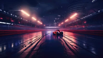 Foto op Plexiglas Formula 1 car on the track © Катя Датунова
