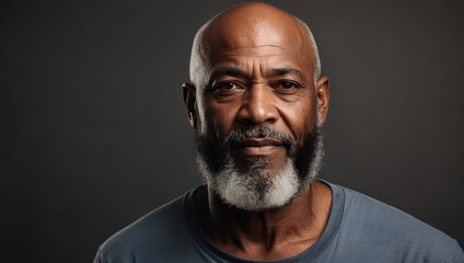 Black Male Portrait Digital Photography Professional Photo Shooting Background Design