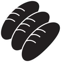bread icon black