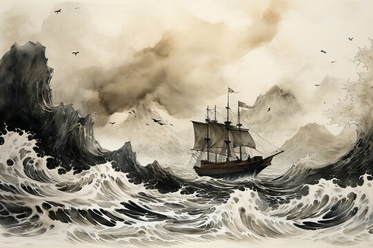 Odysseus' Peril: Between Scylla and Charybdis

