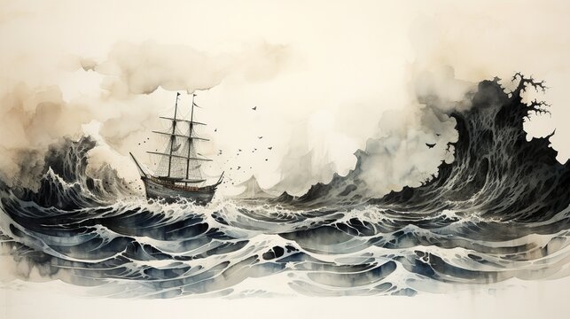 Odysseus' Peril: Between Scylla and Charybdis

