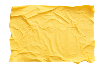 yellow sticky note wrinkled isolated on transparent background Remove png, Clipping Path, pen tool