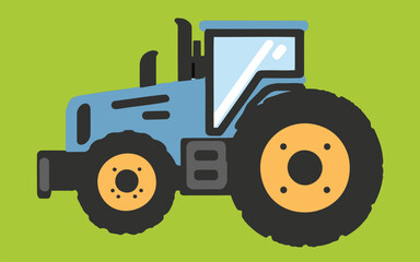 tractor isolated on white background