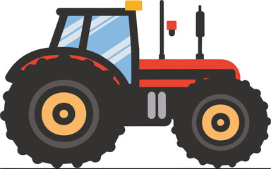 tractor isolated on white background