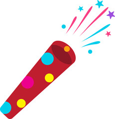 Trumpet with Confetti