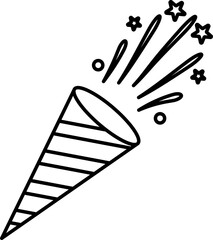 Trumpet with Confetti