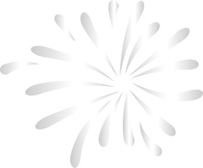 firework flash icon decoration