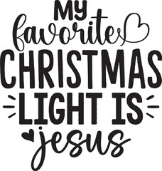 My Favorite Christmas Light is Jesus