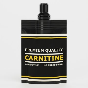 Realistic 3D Render of Carnitine Gel