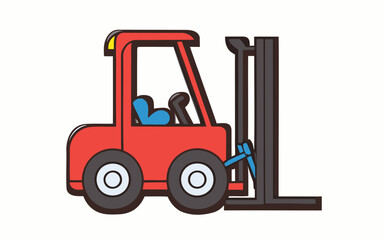 forklift truck and forklift