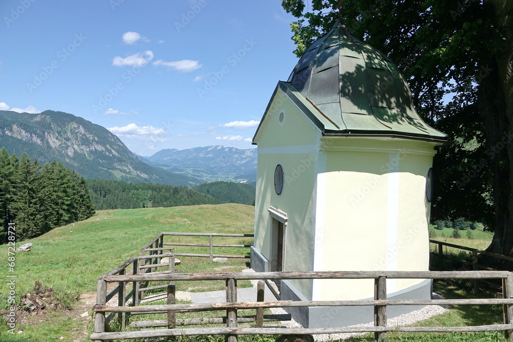 Poster Ochsenwaldkapelle bei Spital am Pyhrn