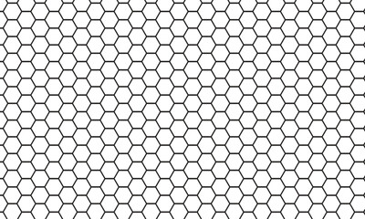 abstract black hexagon pattern art. - obrazy, fototapety, plakaty