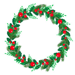 Fototapeta na wymiar christmas wreath used for decoration3