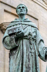 Statue of Saint Ansgar (Saint Anschar) - Archbishop of Hamburg-Bremen near Frederik Church at...