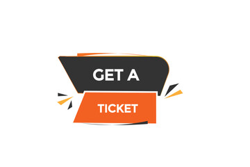  new get a ticket website, click button, level, sign, speech, bubble  banner, 
