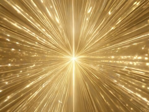 Light Rays in Metallic Gold
