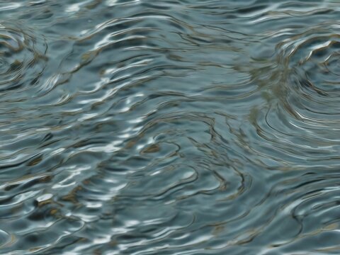 Top Down View of Rippling Water