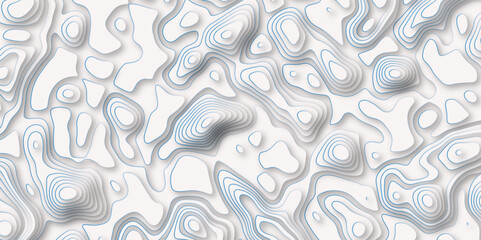 Abstract design with black and white abstract background silver line topography amount map contour background Geographic line mountain relief. Abstract lines or wavy backdrop background.