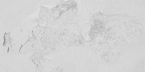 Crack concrete white wall or Cement wall background. Cracked concrete texture background Abstract concept. crack white wall texture, background and texture of white concrete wall.	